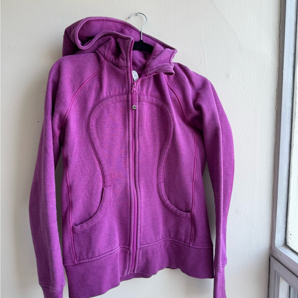 Lululemon Athletica Purple Scuba Full-Zip Hoodie
